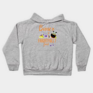 Halloween Bunco is Frightfully Fun Spooky Spiders Kids Hoodie